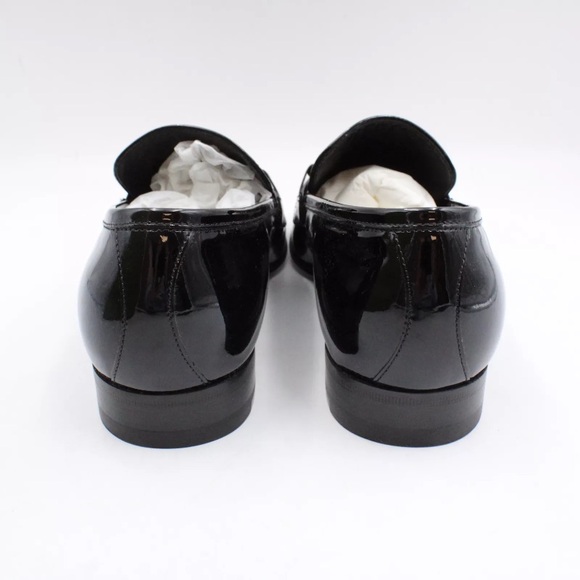 NIB [Gucci] Authenticated Black Patent Leather Loafers w Tonal Horsebit Mens 8 - Picture 5 of 17